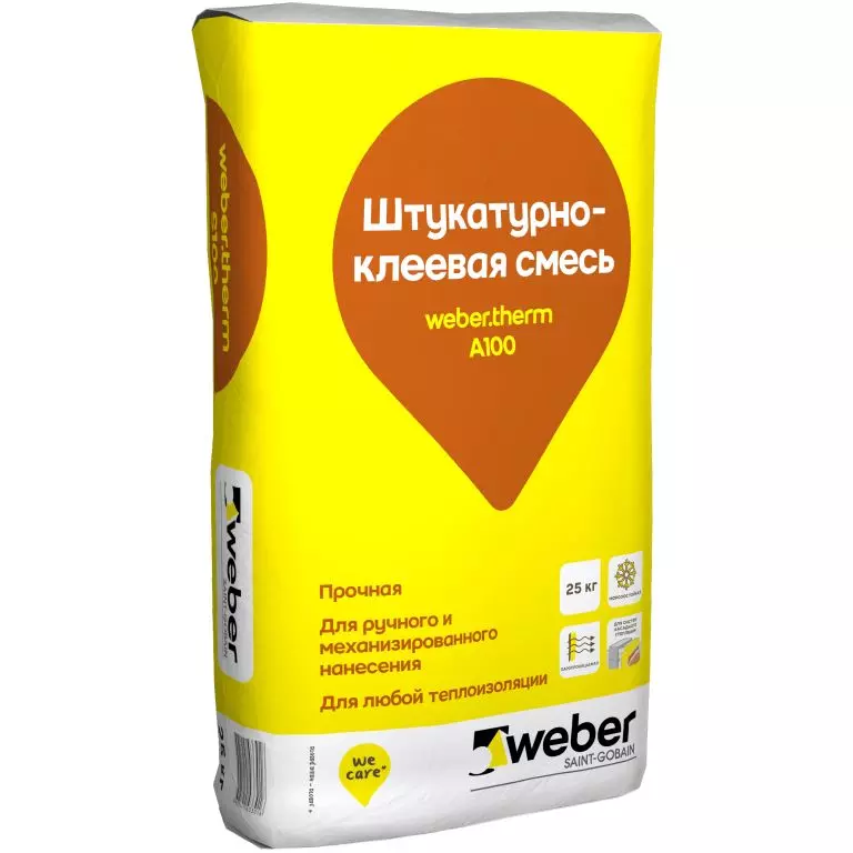 Штукатурно-клеевая смесь Weber.therm A100