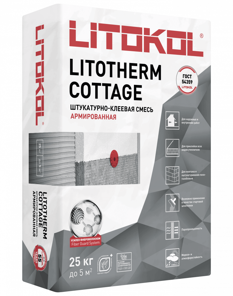 Однокомпонентный состав LITOTHERM COTTAGE