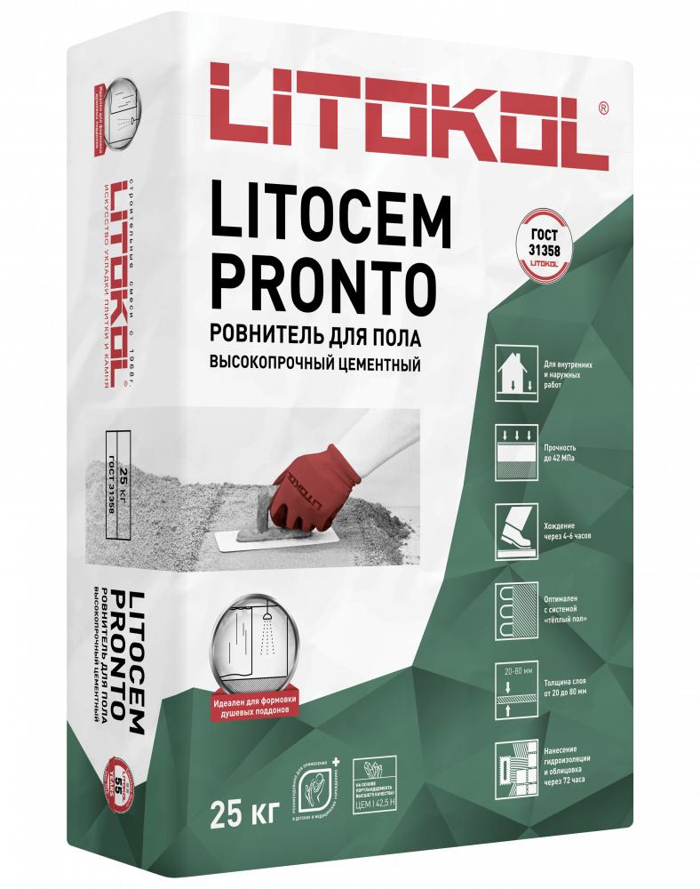 Ровнитель для пола LITOCEM PRONTO