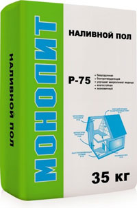 Наливной пол (быстротвердеющий), 35 кг Р-75