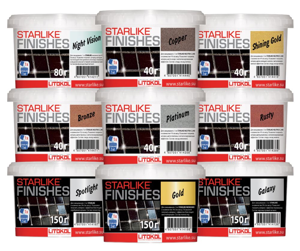 Декоративные добавки STARLIKE® FINISHES