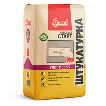Штукатурка гипсовая "СТАРТ"