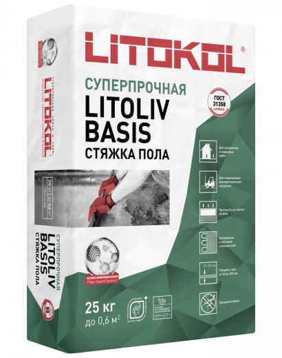 Грубый ровнитель для пола LITOLIV BASIS