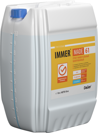 Грунт универсальный колерованный на акриловой основе Dauer® IMMER® MADE 61